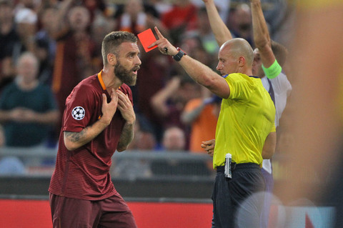roma_porto--de rossi cartellino rosso espulsione