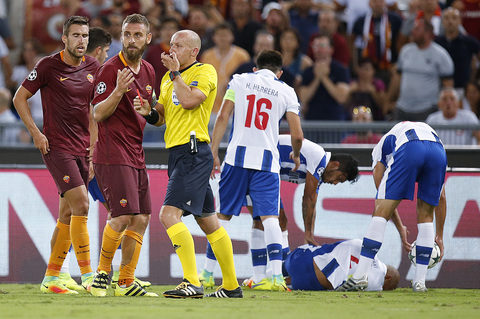 roma_porto-de rossi strootman marciniak rosso espulsione