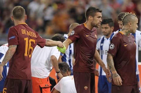 roma_porto_de rossi strootman fascia capitano nainggolan