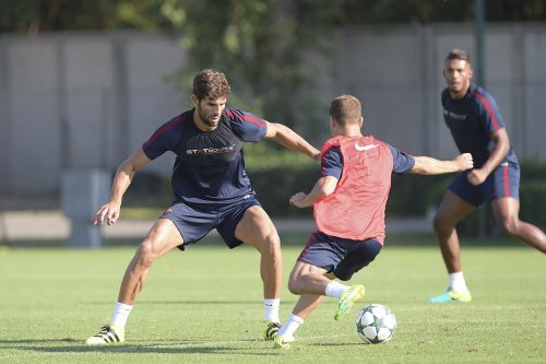 allenamento roma fazio