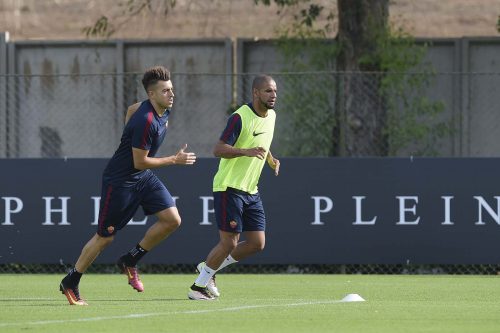 allenamento roma bruno peres el shaarawy