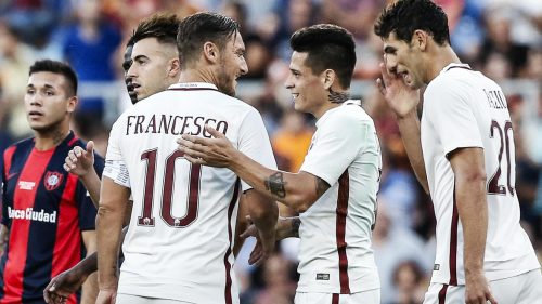 2roma-san lorenzo-totti iturbe fazio el shaarawy