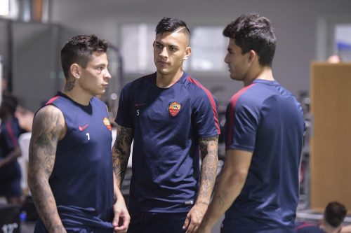 allenamento roma iturbe paredes perotti