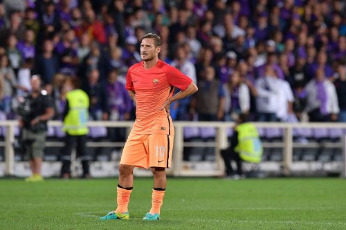 Fiorentina - Roma-totti