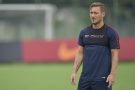 Allenamento Roma. Palestra per De Rossi, lavoro programmato per Totti. In campo Nura e Rudiger Allenamento Roma. Palestra per De Rossi, lavoro programmato per Totti. In campo Nura e Rudiger