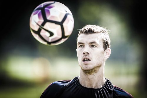 allenamento-roma-dzeko
