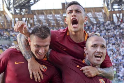 napoli-roma-dzeko-nainggolan-paredes-gol-esultanza