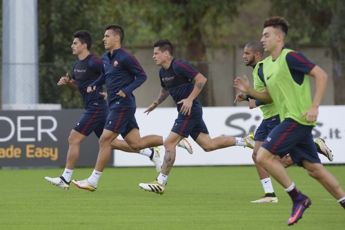 allenamento roma iturbe peres el shaarawy