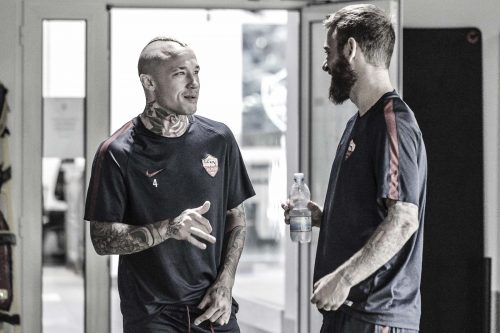 allenamento roma nainggolan de rossi