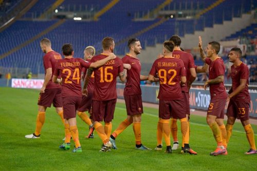 roma-palermo-paredes-fazio-el-shaarawy-emerson-palmieri-manolas-florenzi-dzeko-nainggolan-de-rossi-gol-esultanza
