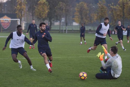 allenamento-roma-salah-seck-szczesny-fazio