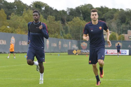 allenamento-roma-seck-el-shaarawy