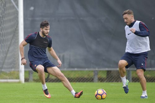 allenamento roma manolas totti
