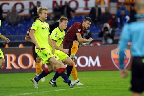 roma-bologna-dzeko-tiro