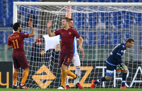 roma-pescara-dzeko-salah-gol-esultanza