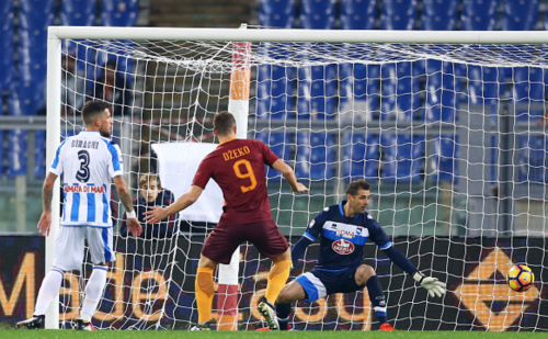 roma-pescara-dzeko-tiro-gol