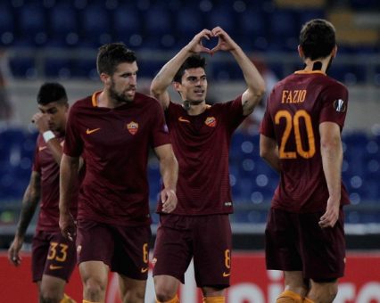 roma-viktoria_plzen-perotti-strootman-fazio-gol-esultanza
