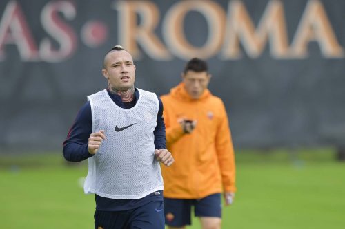 allenamento roma nainggolan