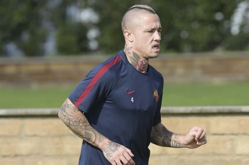 allenamento roma nainggolan