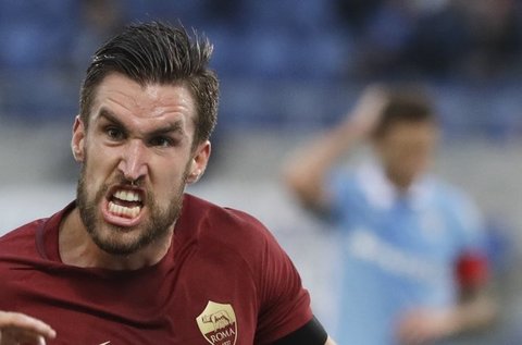 lazio-roma.strootman gol esultanza