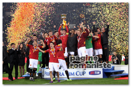 Coppa Italia Roma-Juventus premiazione