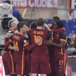 roma-milan-rudiger de rossi iago falque gervinho gol esultanza