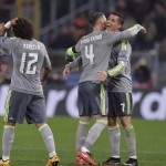 roma-real madrid-cristiano ronaldo sergio ramos gol esultanza