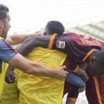 1-lazio-roma-rudiger florenzi strootman gol esultanza