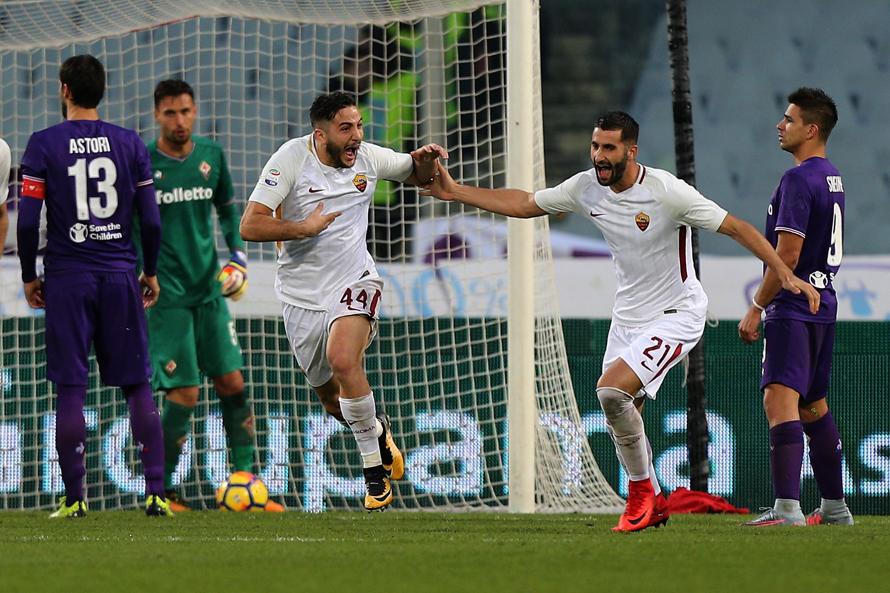 FiorentinaRoma 24 le pagelle. Gerson decisivo, Nainggolan monumentale, Perotti entra e segna