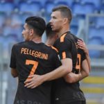 FBL-ITA-SERIE A-ROMA-CHIEVO dzeko pellegrini gol esultanza33