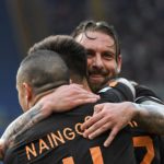 FBL-ITA-SERIE A-ROMA-CHIEVO el shaarawy de rossi nainggolan gol esultanza