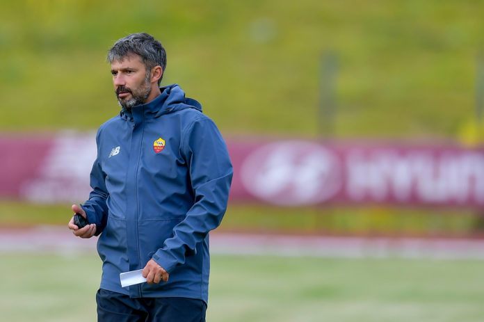 As Roma Women s Training Alessandro Spugna, Head Coach of AS Roma woman team during the training session on Terminillo,