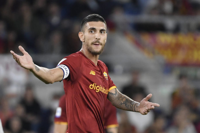 Lorenzo Pellegrini of AS Roma during the Serie A football match between AS Roma and Udinese calcio at Olimpico stadium