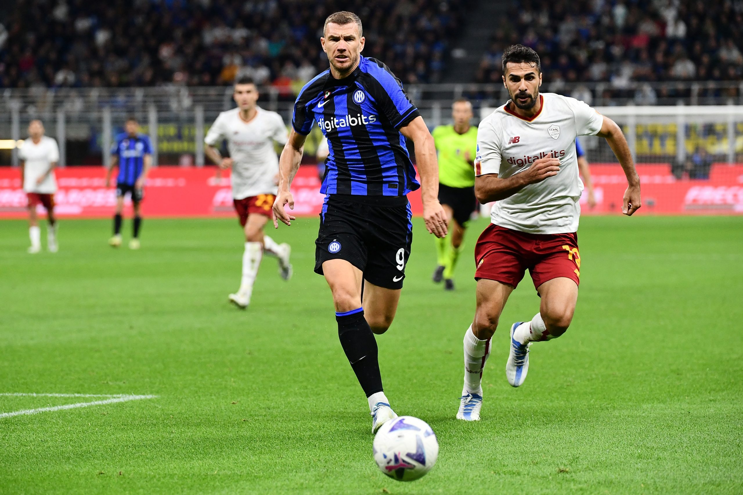 Inter, Dzeko "La Roma vorrà vincere dopo i punti persi contro il Monza