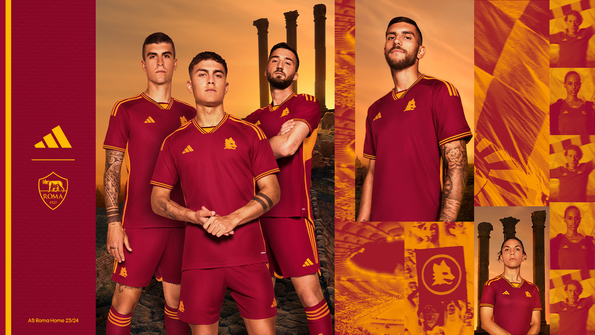 Felpa Con Cappuccio AS Roma - Lupetto Ufficiale Nero Taglia XL - Foto 11