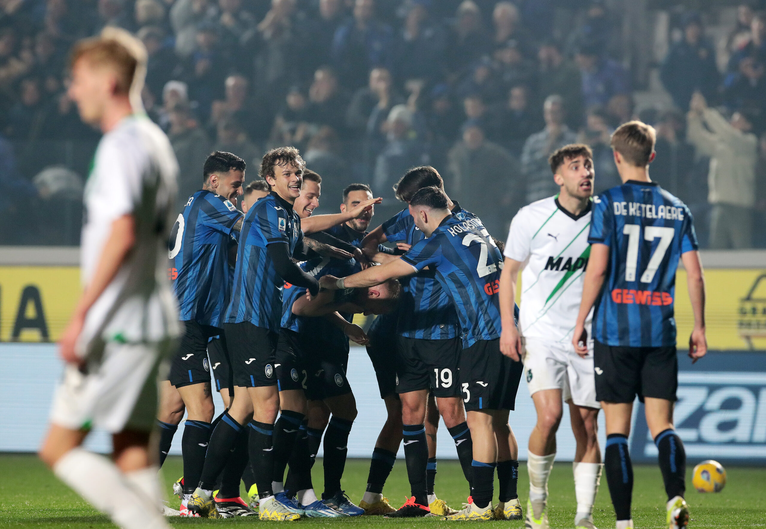 Serie A, Atalanta-Sassuolo 3-0: la Dea a valanga sui neroverdi blinda il quarto posto