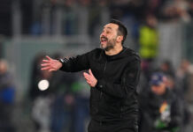 De Zerbi parla del futuro di Vaz: “Club interessati e problemi contrattuali”