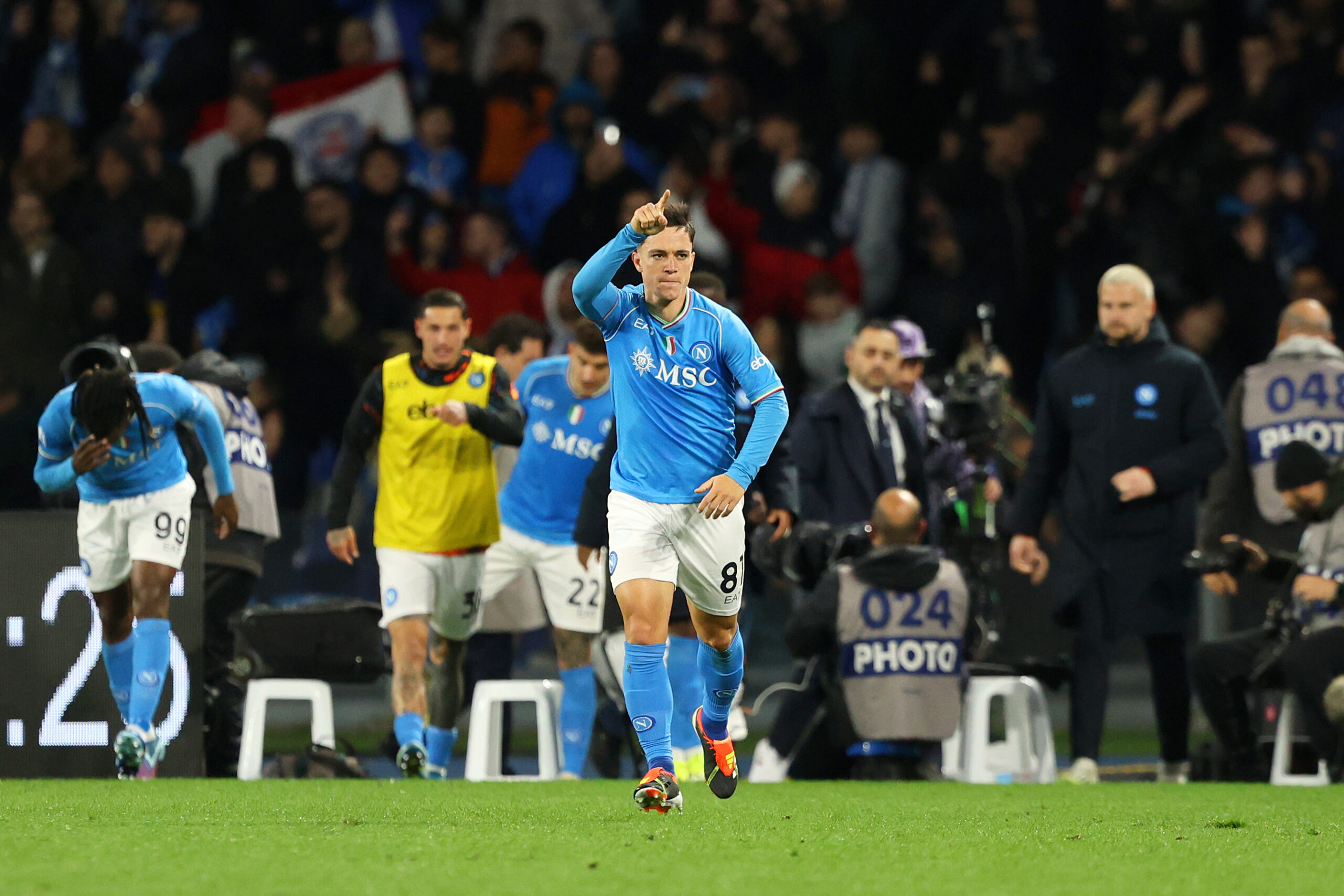 Serie A, Napoli-Juventus 2-1. Raspadori segna il gol della vittoria