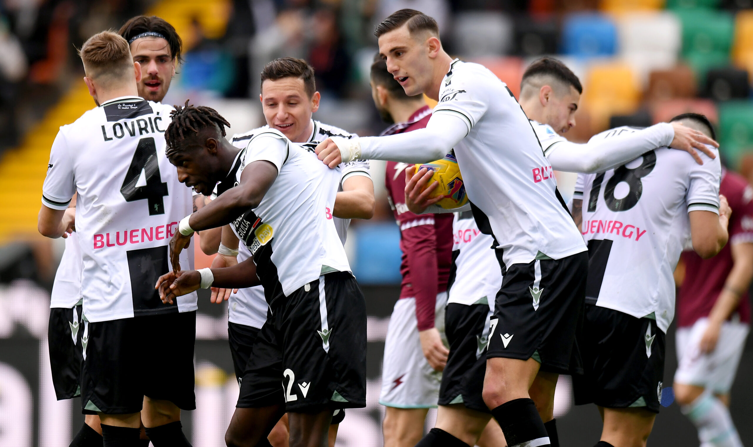 Serie A, Udinese-Salernitana 1-1. Kamara risponde a Tchaouna