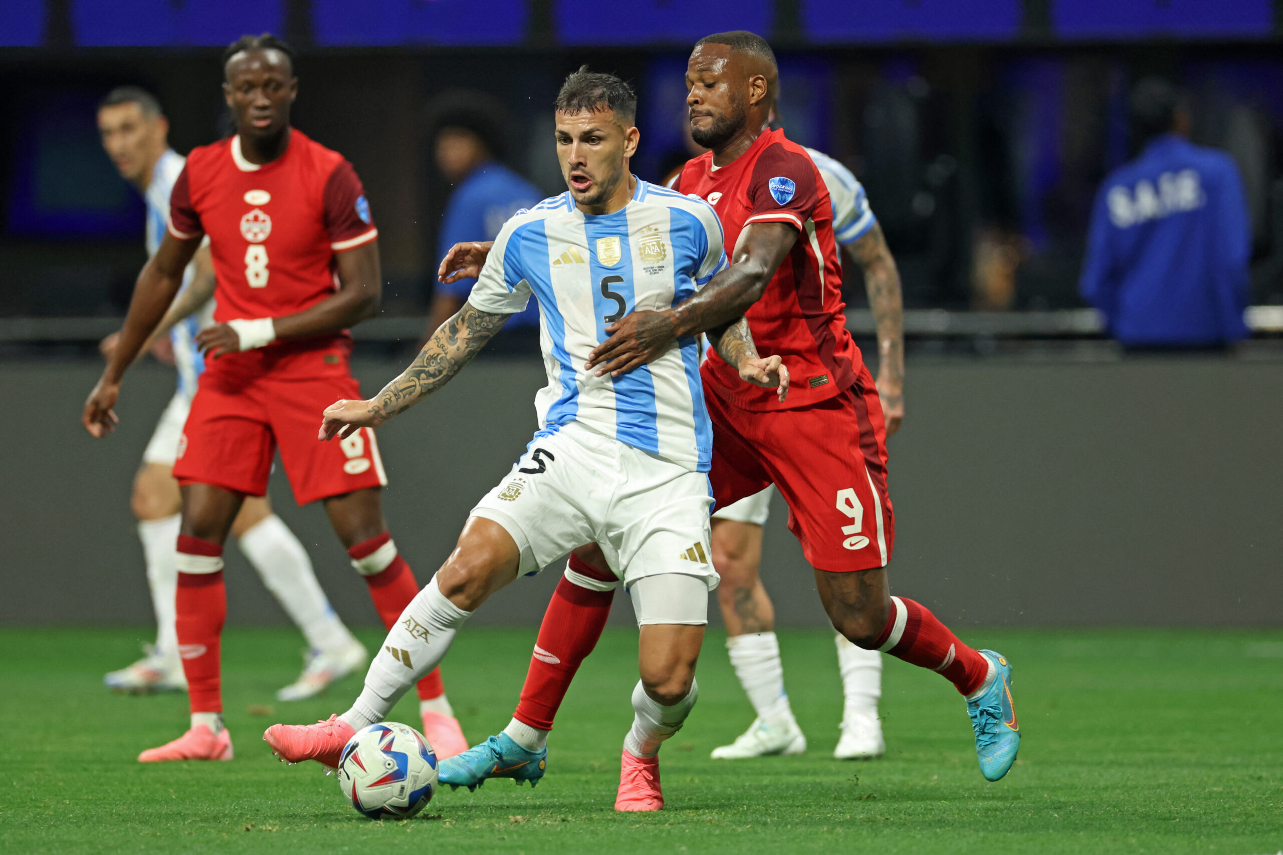 Copa America, Argentina-Canada 2-0: 77 minuti per Paredes