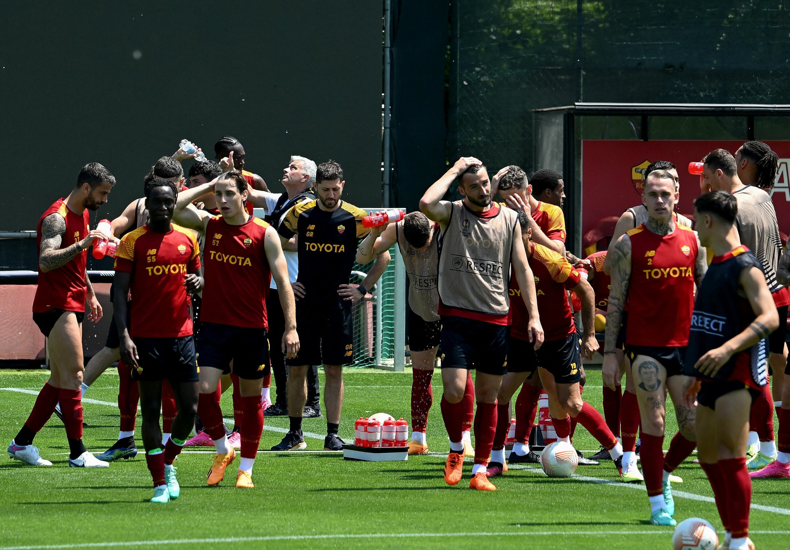 Oggi “scarico” a Trigoria. Domani riposo