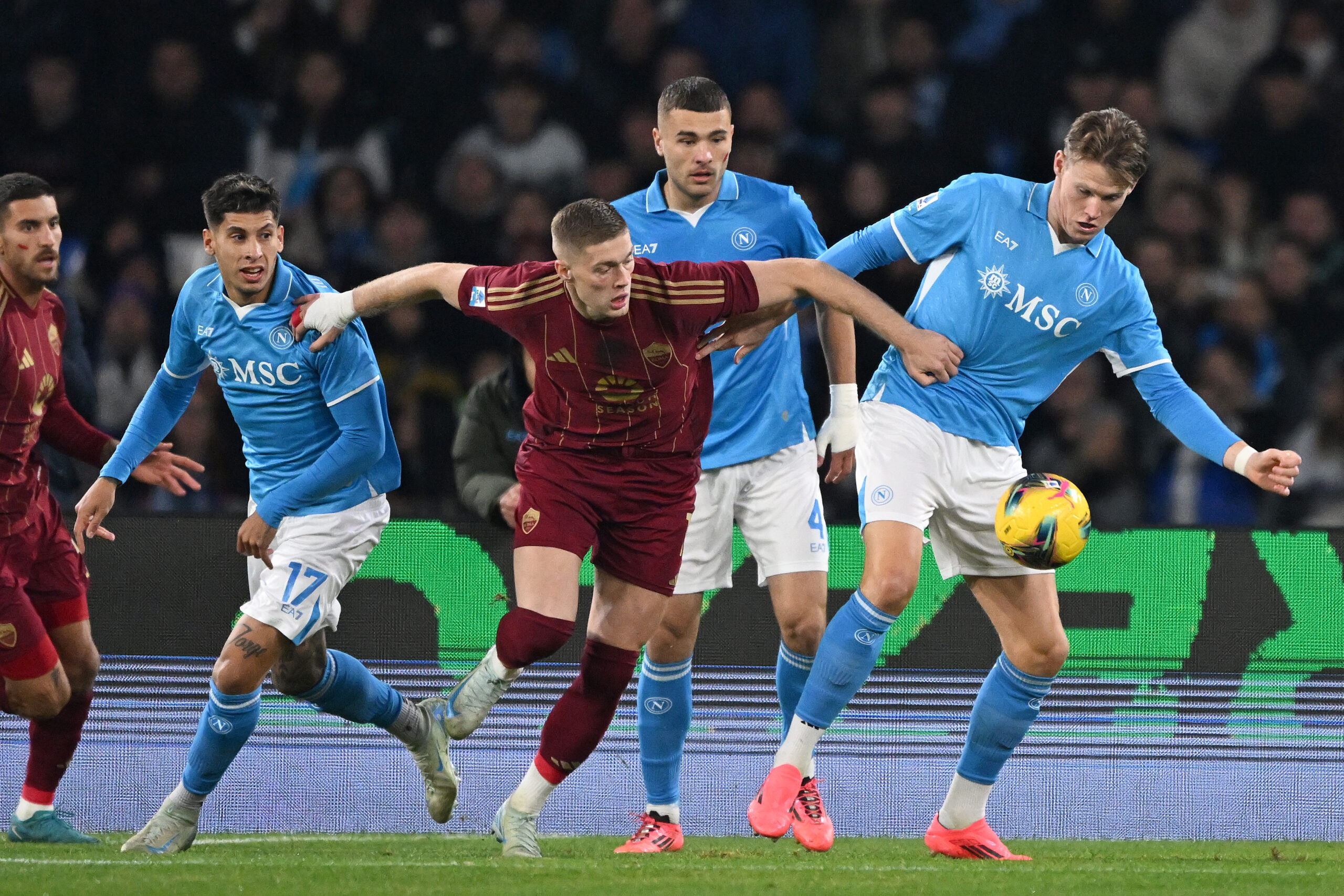 Napoli-Roma 1-0: Lukaku condanna i giallorossi. L’occasione del pareggio si stampa sulla traversa di Dovbyk
