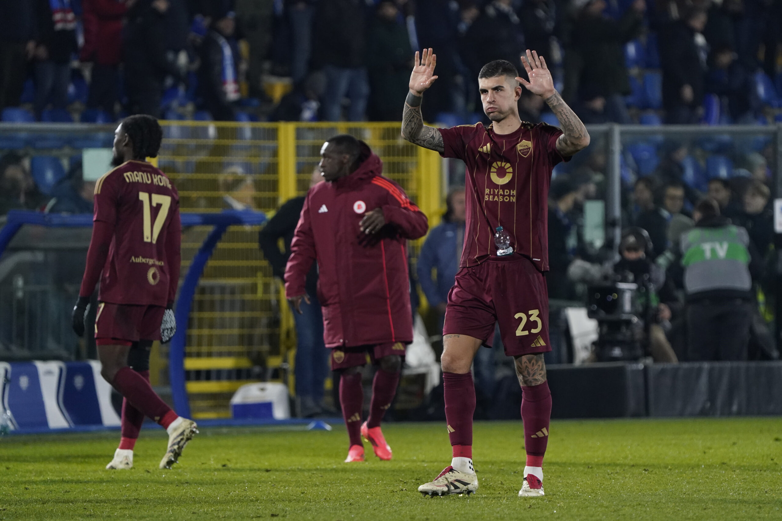 Roma-Parma, Mancini: “Fino ad ora tanti cali di concentrazione, non devono esserci più”