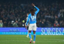Napoli in ansia: Anguissa out contro la Roma, stop di 2-3 mesi