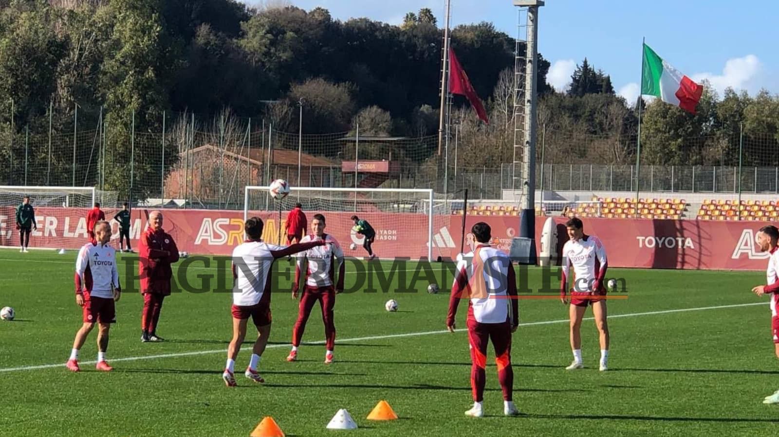 Roma-Eintracht, Hermoso unico assente nella rifinitura. Oggi il difensore partirà – VIDEO