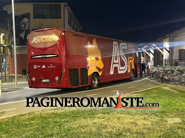 Empoli-Roma, giallorossi arrivati in città – FOTO