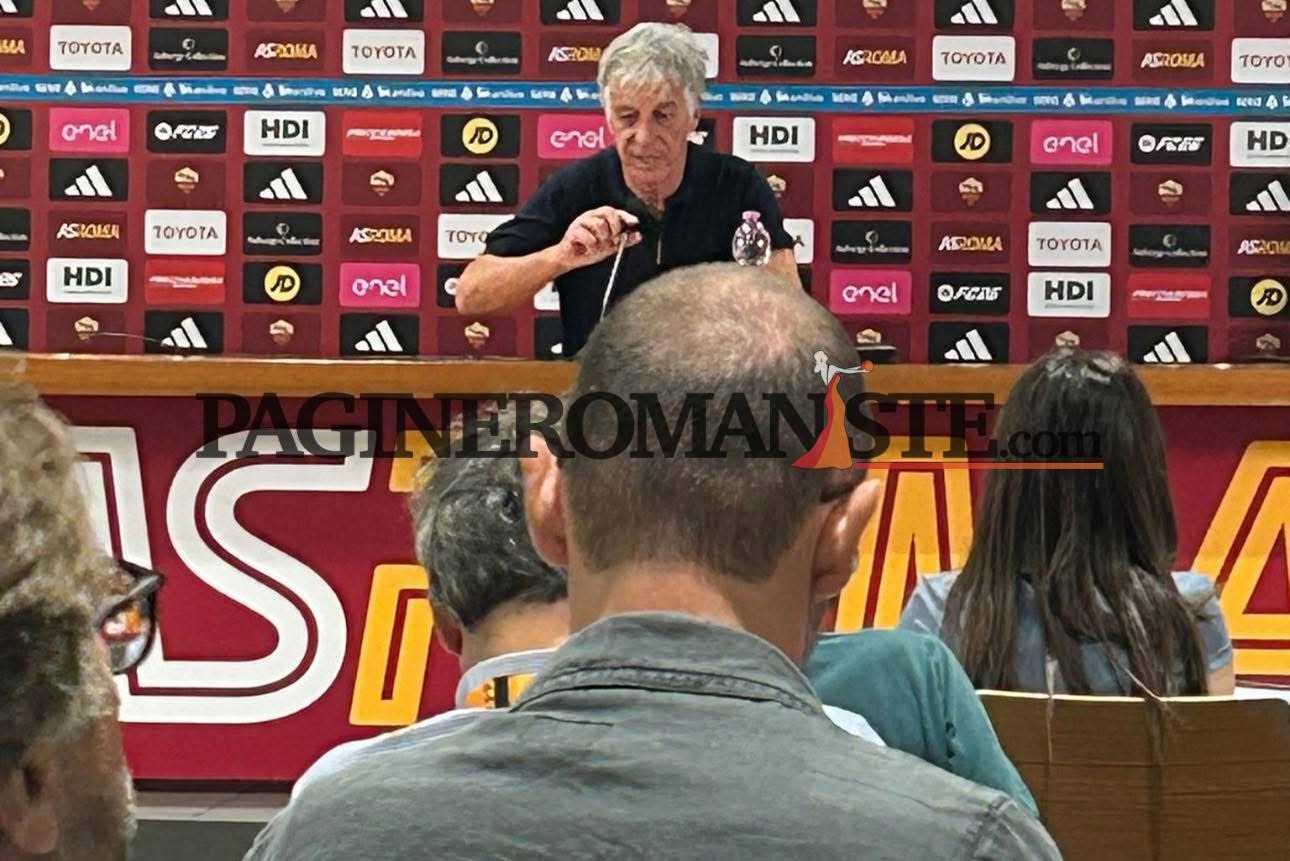 Gasperini: “Wesley sta bene, vedremo in allenamento come gestirlo. Pellegrini lo vedo come centrocampista”