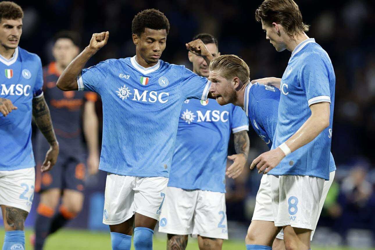 Napoli, tegola De Bruyne: lesione al bicipite femorale, salta la Roma