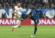 Ricci illumina, Lookman risponde: a Bergamo è 1-1 tra Atalanta e Milan