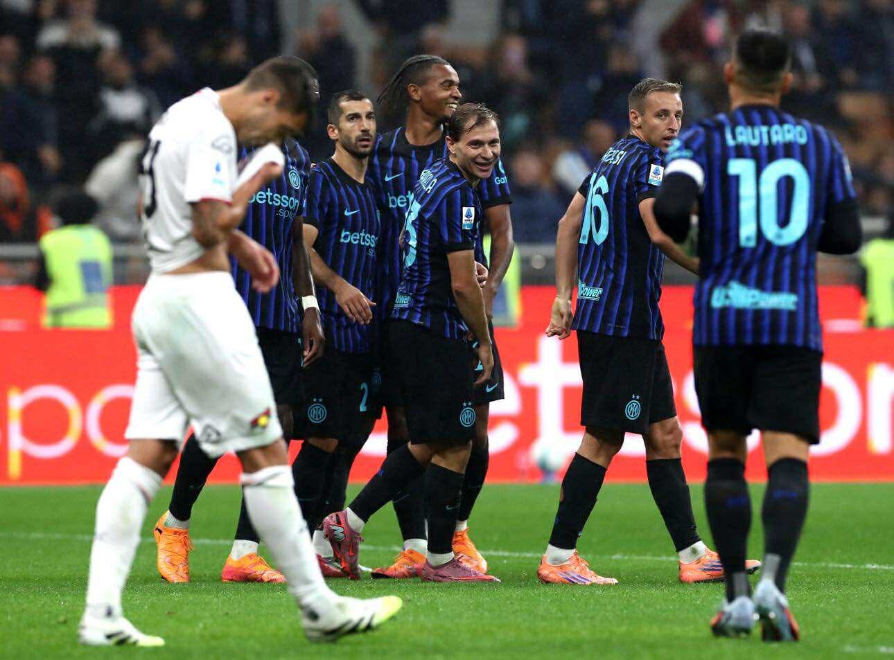 Serie A, l’Inter travolge la Cremonese 4-1: aggancio alla Roma in classifica